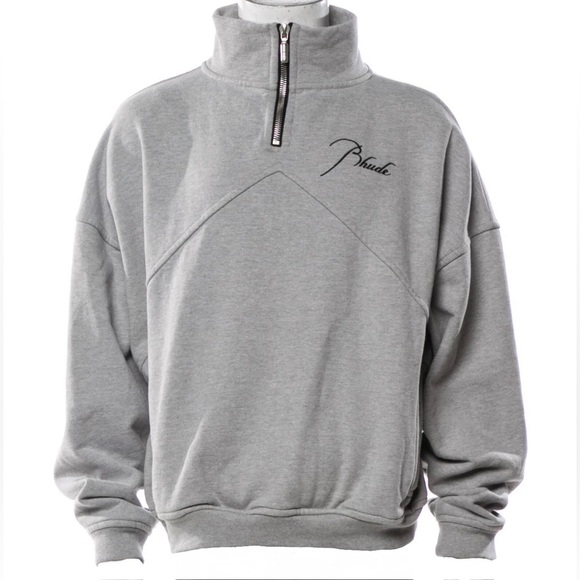Rhude Other - EUC Rhude Quarter Zip Sweatshirt in Grey